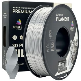 Silk PLA Filament 1,75mm ezüst 1Kg - Smart Print