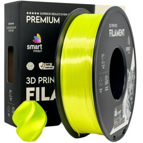Silk PLA Filament 1,75mm sárga 1Kg - Smart Print