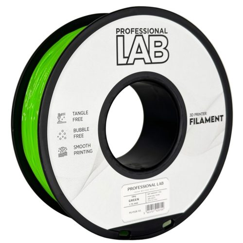 TPU Filament 1,75mm zöld 1Kg - Professional Lab