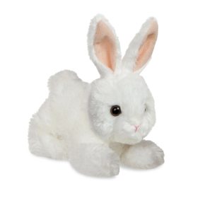 Fehér nyuszi - Mini Flopsies plüssállat