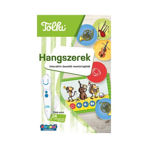 Tolki interaktív memóriajáték - Hangszerek