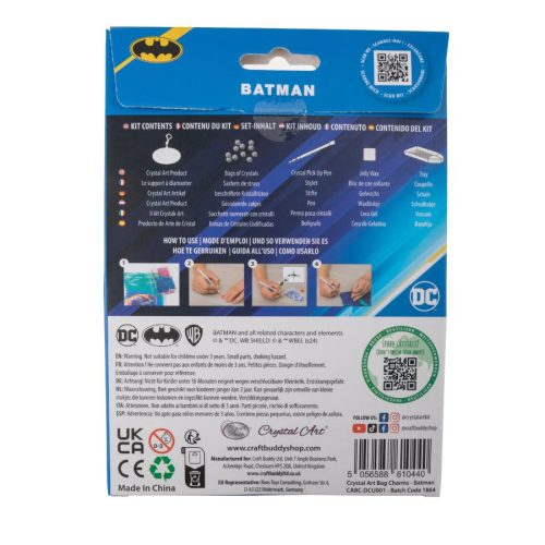 Crystal Art Gyémántszemes kirakó táskadísz - Batman