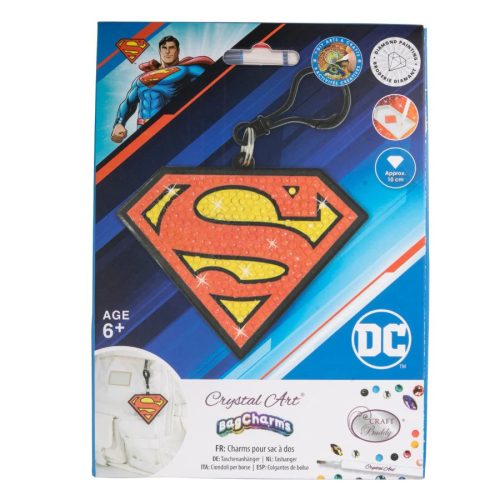 Crystal Art Gyémántszemes kirakó táskadísz - Superman