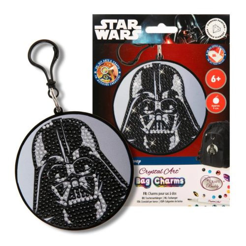 Crystal Art Gyémántszemes kirakó táskadísz - Darth Vader
