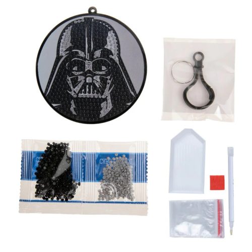 Crystal Art Gyémántszemes kirakó táskadísz - Darth Vader