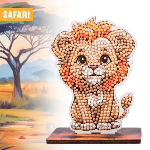 Crystal Art Gyémántszemes kirakó - Oroszlán