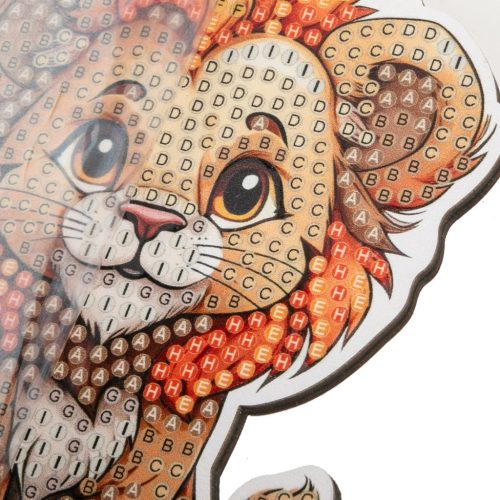 Crystal Art Gyémántszemes kirakó - Oroszlán