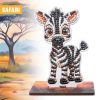Crystal Art Gyémántszemes kirakó - Zebra