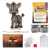 Crystal Art Gyémántszemes kirakó - Zebra