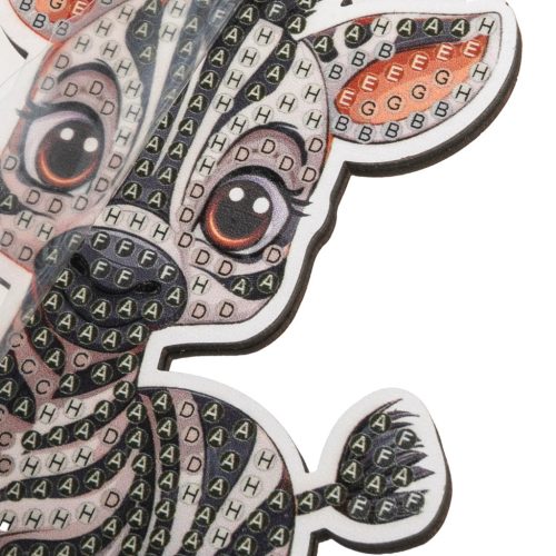 Crystal Art Gyémántszemes kirakó - Zebra