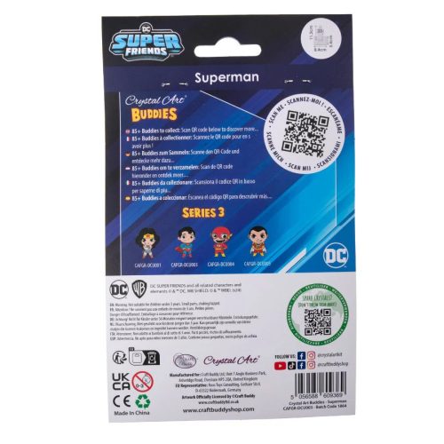 Crystal Art Gyémántszemes kirakó - Superman