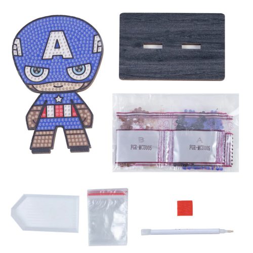 Crystal Art Gyémántszemes kirakó - Amerika kapitány