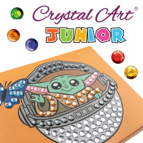 Crystal Art Gyémántszemes kirakó junior - Grogu
