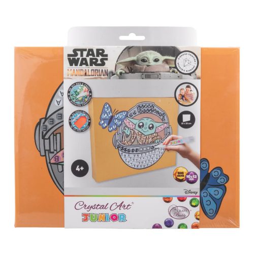 Crystal Art Gyémántszemes kirakó junior - Grogu