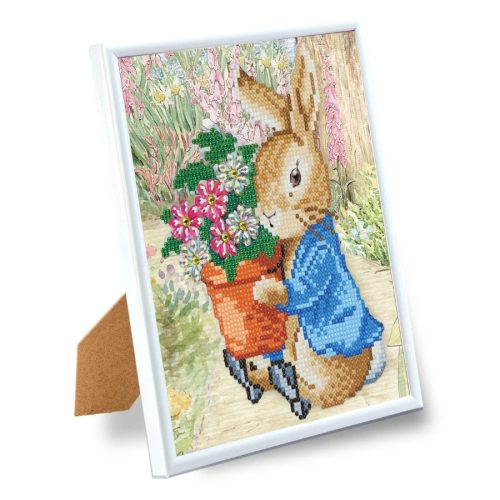 Crystal Art Gyémántszemes kirakó 21*25 cm kerettel - Nyúl Péter- Craft Buddy