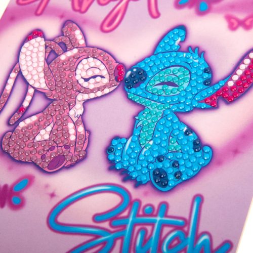 Crystal Art Gyémántszemes kirakó - Mega Kreatív szett Stitch és Angel - Craft Buddy