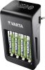 Varta LCD Plug-Plus NiMH AAA/AA/9V PP3 Charger Black