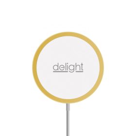 Delight Mágneses vezeték nélküli töltőpad Type-C Gold