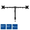 ACT AC8302 Monitor Desk Mount For 2 Monitors / Up to 35" VESA Black