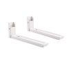 Gembird WM-U30-01-W Universal Heavy Duty Steel Wall Brackets White