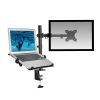 ACT AC8305 Single Monitor Arm with Laptop Arm 10"-32" Black