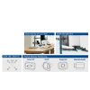 ACT AC8305 Single Monitor Arm with Laptop Arm 10"-35" Black