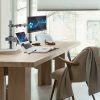 ACT AC8305 Single Monitor Arm with Laptop Arm 10"-35" Black