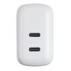 Akyga AK-CH-19 2xUSB-C PD Quick Charge 3.0 5-12V / 1,67-3A 40W White