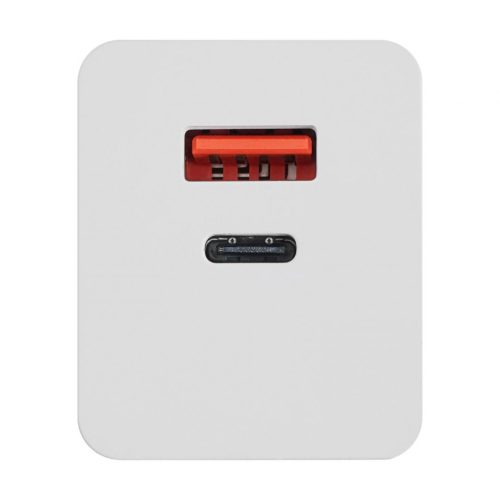 Akyga AK-CH-20 USB-C USB-A PD GaN 5-20V / 1,5-5A 100W White