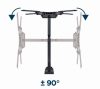 Gembird WM-55ST-01 Premium full-motion TV wall mount 32”-55” Black