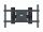 Gembird WM-75ST-02 Full-motion TV wall mount 32”-75” Black
