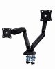 Gembird MA-DA2-03 Full-motion desk 2-display mounting arm 17”-35” Black