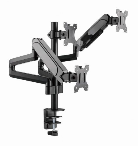 Gembird MA-DA3-01 Desk mounted adjustable mounting arm for 3 monitors full-motion 17"-27" Black