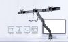 Gembird MA-DA3-03 Desk mounted adjustable monitor arm for 3 monitors 17"-27" Black