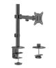 Gembird MA-D1-03 Desk mounted single monitor arm 17”-32” Black
