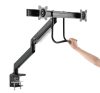 Gembird MA-DA2-04 Desk mounted adjustable monitor arm for 2 monitors 17"-32" Black