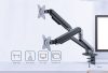 Gembird MA-DA2-05 Desk mounted adjustable double monitor arm 17"-32" Space Grey