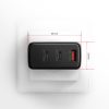 AXAGON ACU-DPQ100 PD3.0 & QC4 Three Outputs wall charger 100W Black