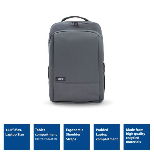 ACT AC8560 Move backpack for laptops up to 15,6” Grey