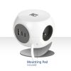 ACT Power Strip Cube E Socket Hálózati Elosztó 3DIN 1,5m White