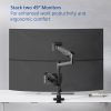 ACT AC8343 Dual Monitor Arm Office Premium with Gas Spring Pole Mounted