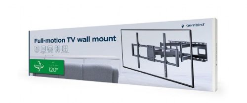 Gembird WM-120ST-01 Full-motion TV wall mount 60"-120