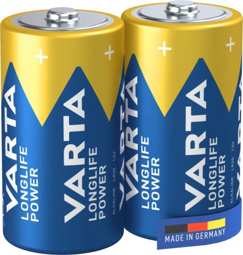Varta D Alkáli Elem 2db/csomag
