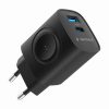 Gembird 2-in-1 20W Apple Watch + phone fast charger Black