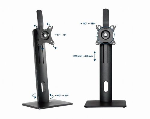 Gembird MS-D1-01 Monitor Desk Stand 17"-32" Black