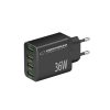 Esperanza EZC107K Quick Power Charger 36W 4x USB-A QC 3.0 18W Black