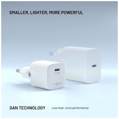FIXED Mini USB-C GaN Charger 30W White