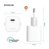 FIXED Mini USB-C GaN Charger 30W White