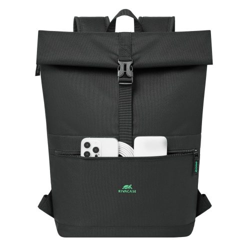 RivaCase 5567 Gremio Eco Rolltop 15L backpack 15,6" Black
