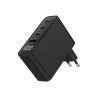 Gembird 4-port 100W GaN USB fast charger LCD Black